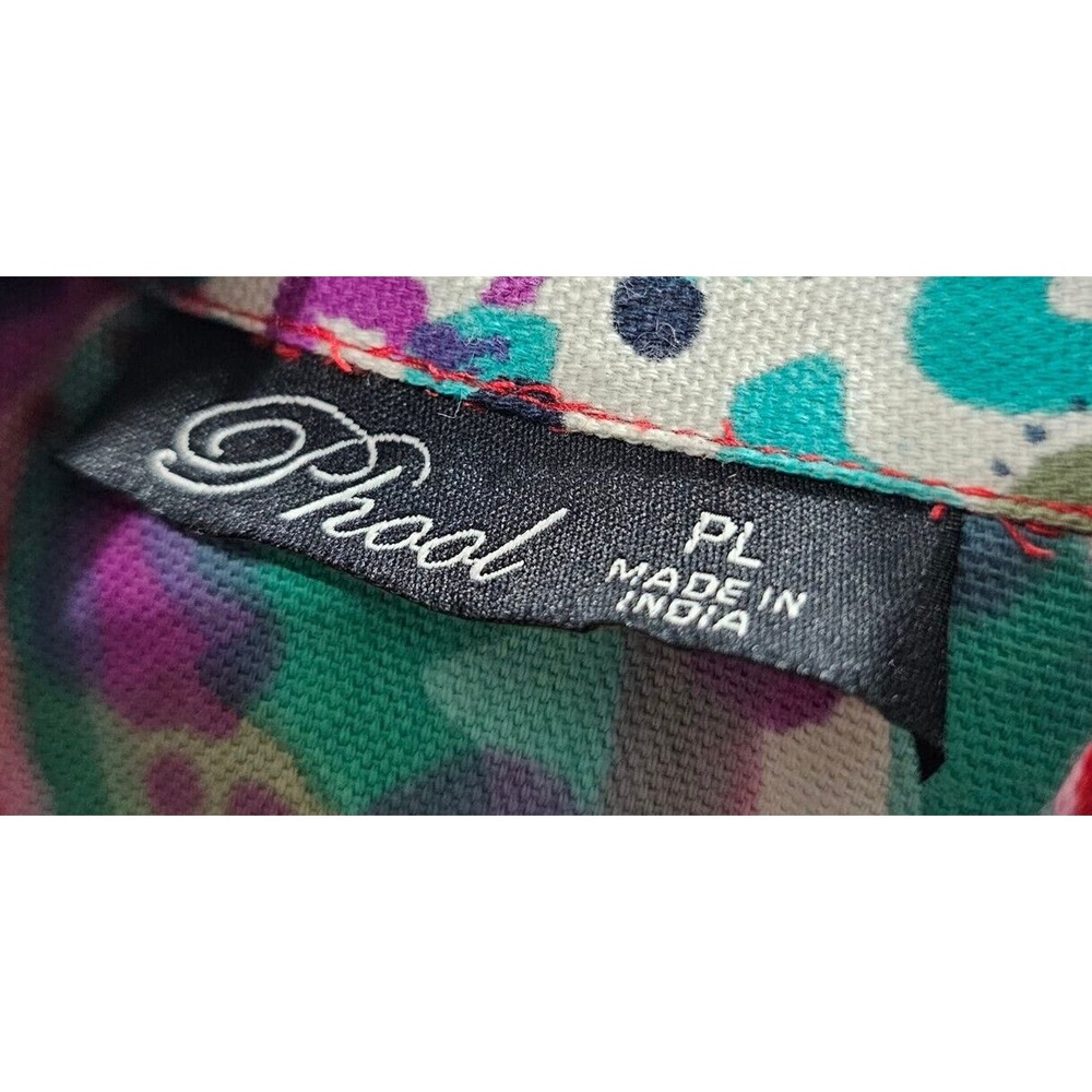 Phool Paint Splatter Button Front Jacket Multicol… - image 8